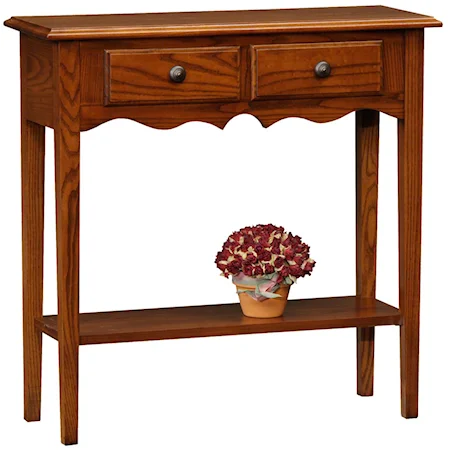 2 Drawer Petite Console